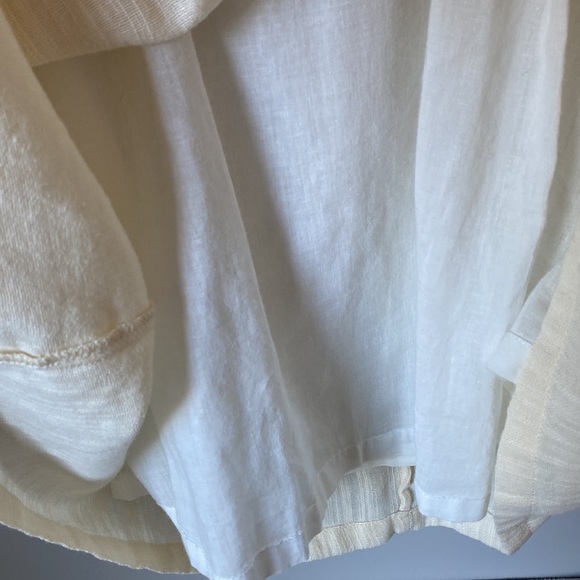 Anthropologie - Eri and Ali Embroidered Cream/Blue Boho Dress - Size S - Picture 7 of 10